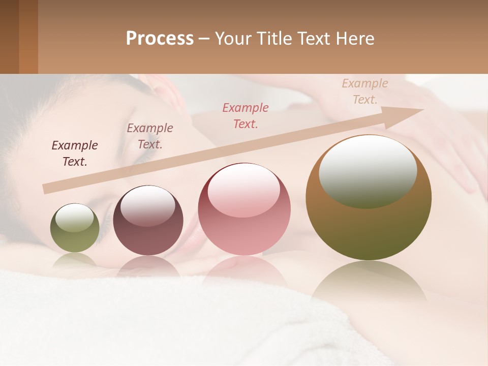 A Woman Getting A Back Massage At A Spa PowerPoint Template