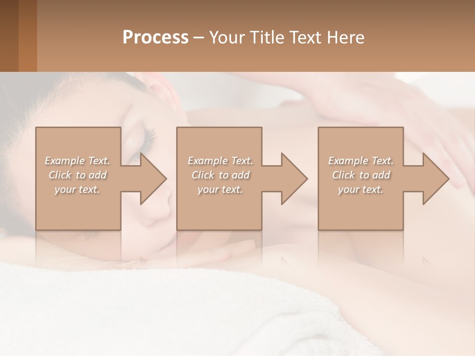 A Woman Getting A Back Massage At A Spa PowerPoint Template