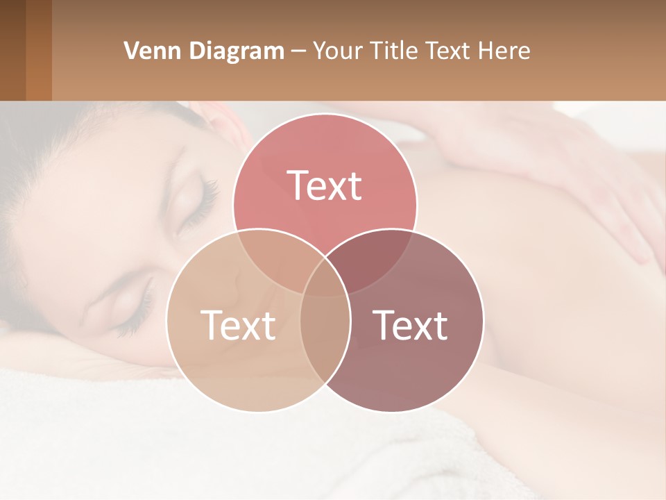 A Woman Getting A Back Massage At A Spa PowerPoint Template