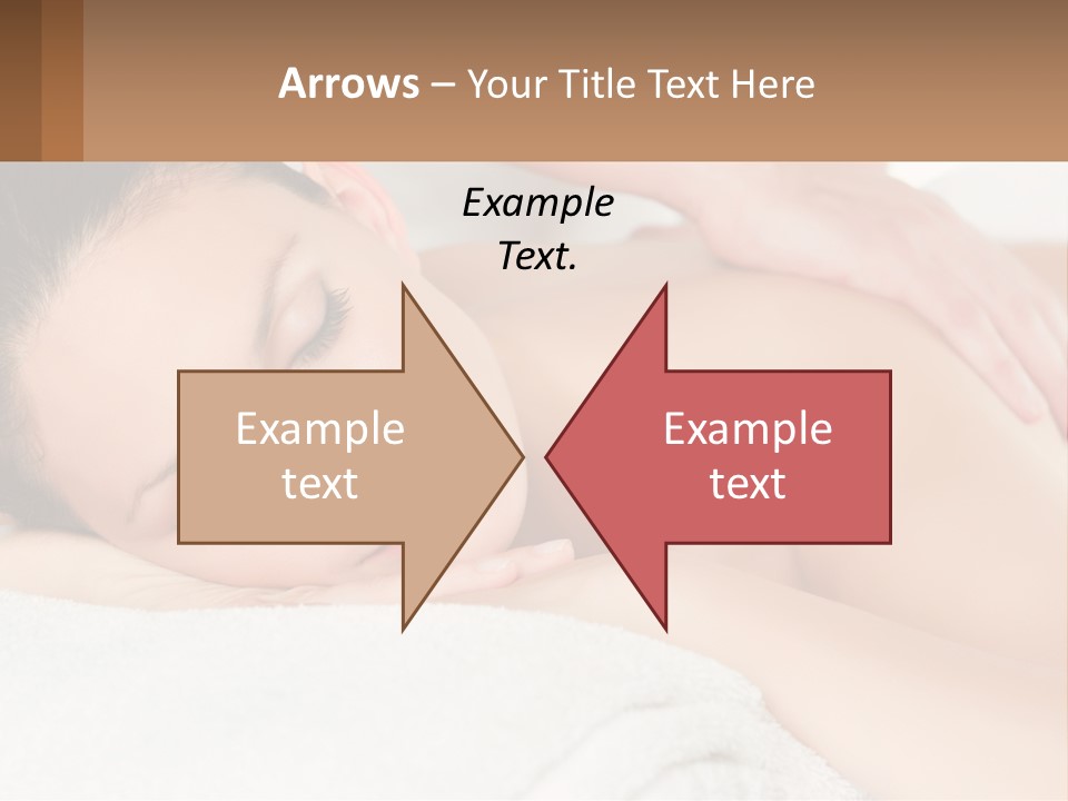 A Woman Getting A Back Massage At A Spa PowerPoint Template