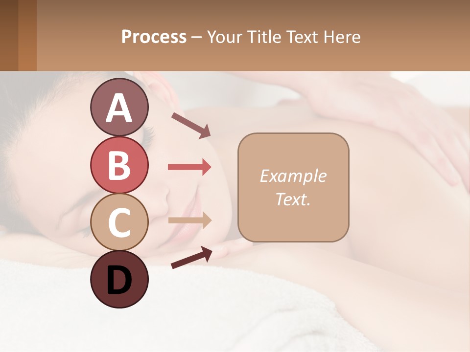 A Woman Getting A Back Massage At A Spa PowerPoint Template