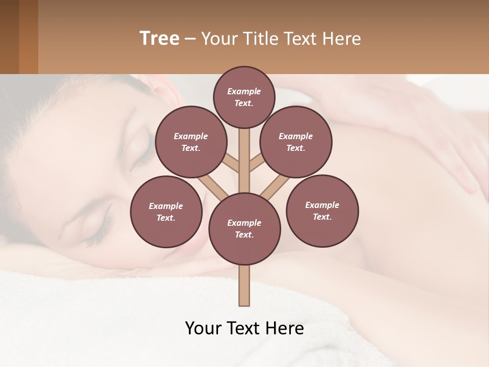 A Woman Getting A Back Massage At A Spa PowerPoint Template