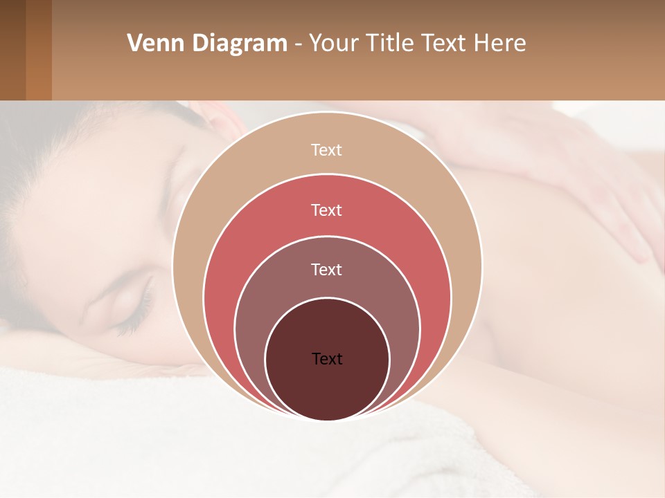 A Woman Getting A Back Massage At A Spa PowerPoint Template