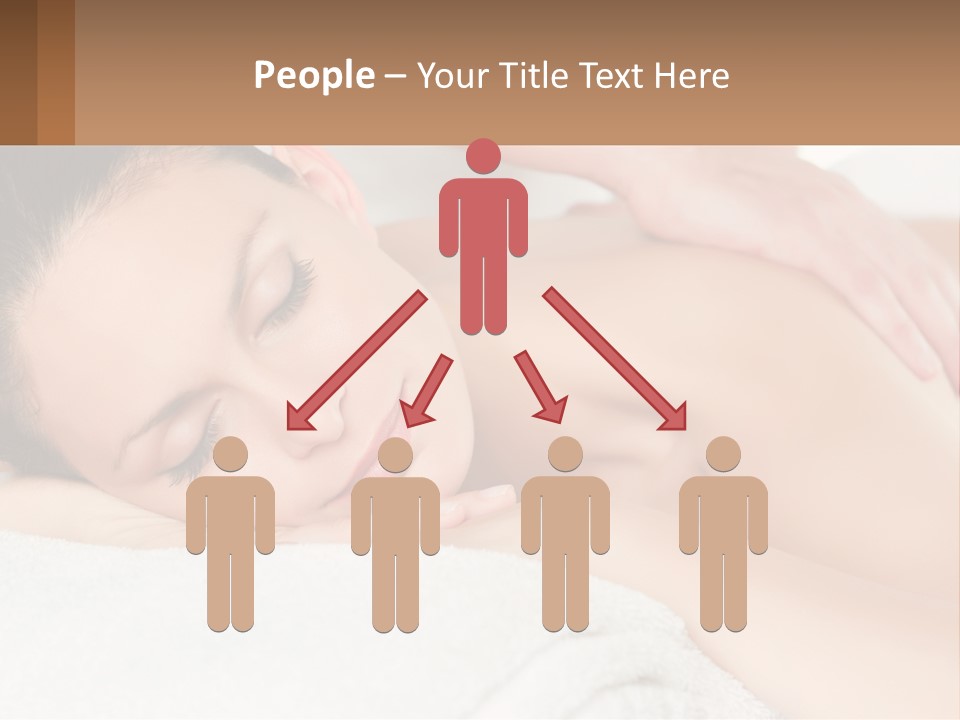A Woman Getting A Back Massage At A Spa PowerPoint Template