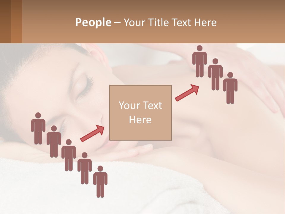 A Woman Getting A Back Massage At A Spa PowerPoint Template