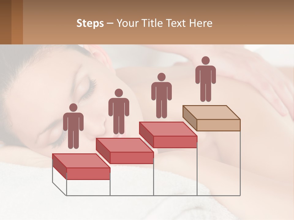 A Woman Getting A Back Massage At A Spa PowerPoint Template
