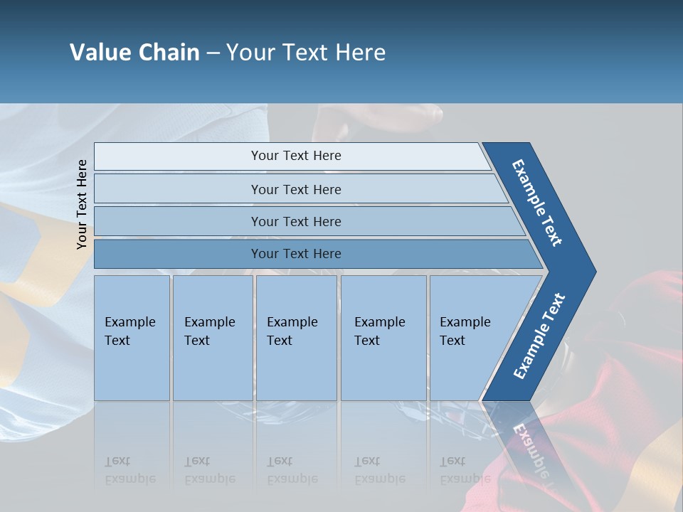 A Man And A Woman Wearing Hockey Helmets PowerPoint Template
