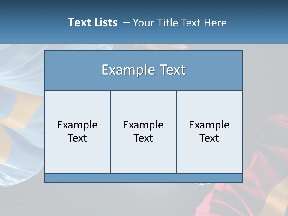 A Man And A Woman Wearing Hockey Helmets PowerPoint Template