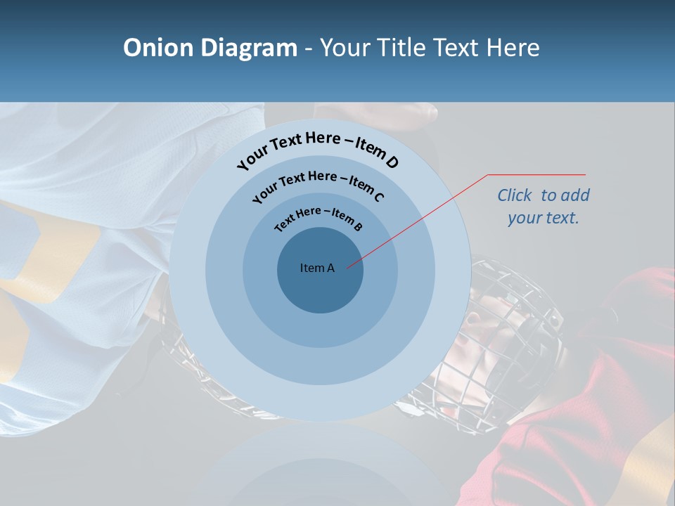 A Man And A Woman Wearing Hockey Helmets PowerPoint Template