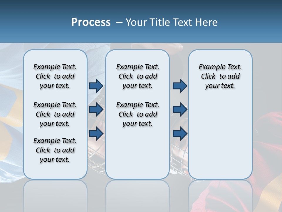 A Man And A Woman Wearing Hockey Helmets PowerPoint Template