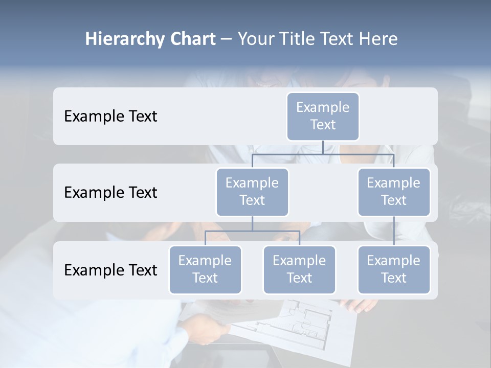 A Man And Woman Sitting On A Couch Looking At A Blueprint PowerPoint Template