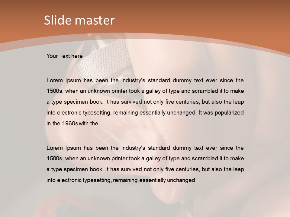 A Person Is Writing On A Piece Of Paper PowerPoint Template