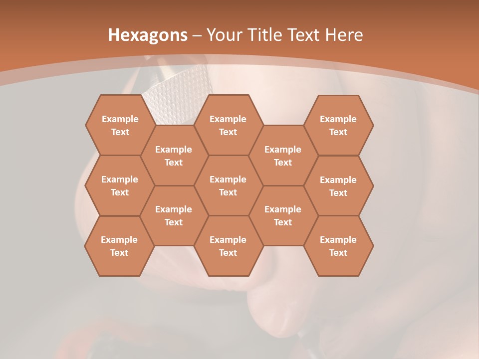 A Person Is Writing On A Piece Of Paper PowerPoint Template