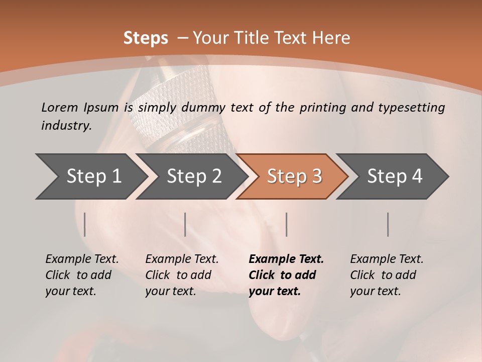 A Person Is Writing On A Piece Of Paper PowerPoint Template