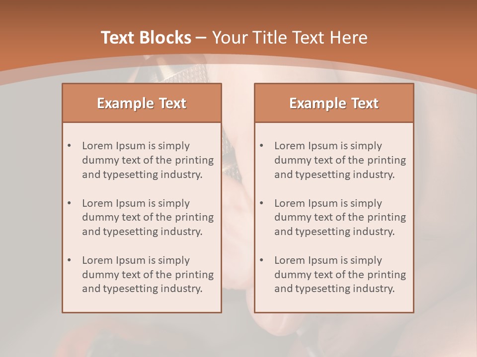 A Person Is Writing On A Piece Of Paper PowerPoint Template