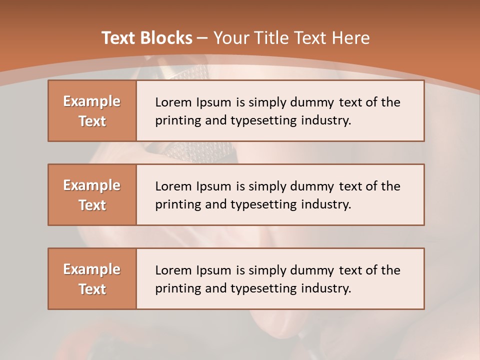 A Person Is Writing On A Piece Of Paper PowerPoint Template