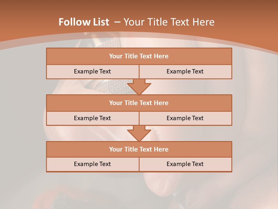 A Person Is Writing On A Piece Of Paper PowerPoint Template