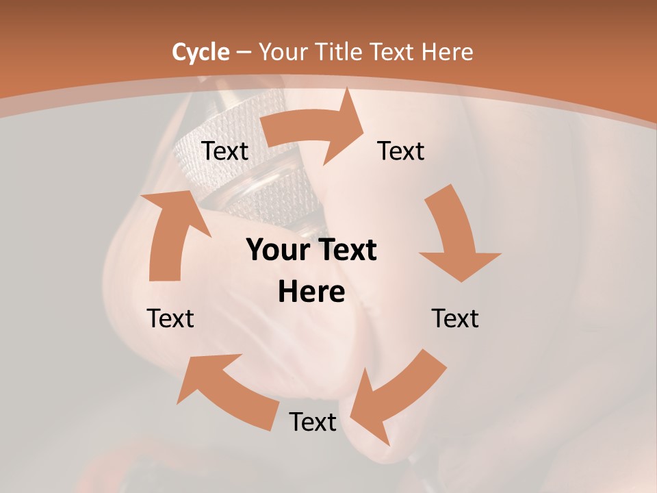 A Person Is Writing On A Piece Of Paper PowerPoint Template