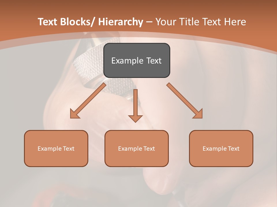 A Person Is Writing On A Piece Of Paper PowerPoint Template