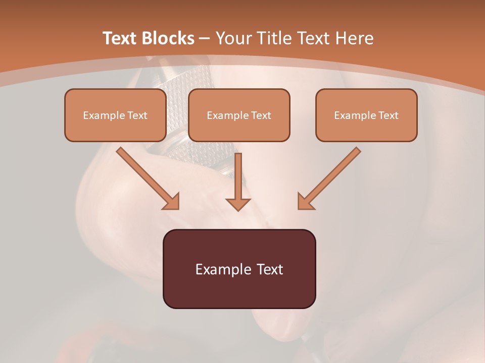 A Person Is Writing On A Piece Of Paper PowerPoint Template