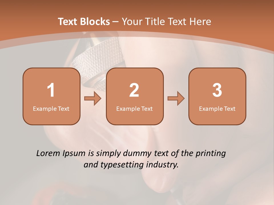 A Person Is Writing On A Piece Of Paper PowerPoint Template