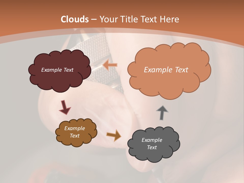 A Person Is Writing On A Piece Of Paper PowerPoint Template