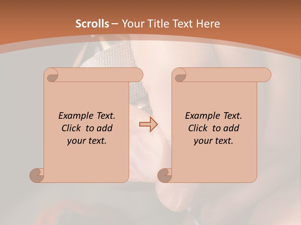 A Person Is Writing On A Piece Of Paper PowerPoint Template