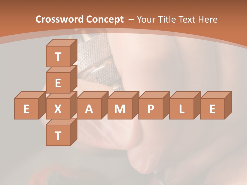 A Person Is Writing On A Piece Of Paper PowerPoint Template