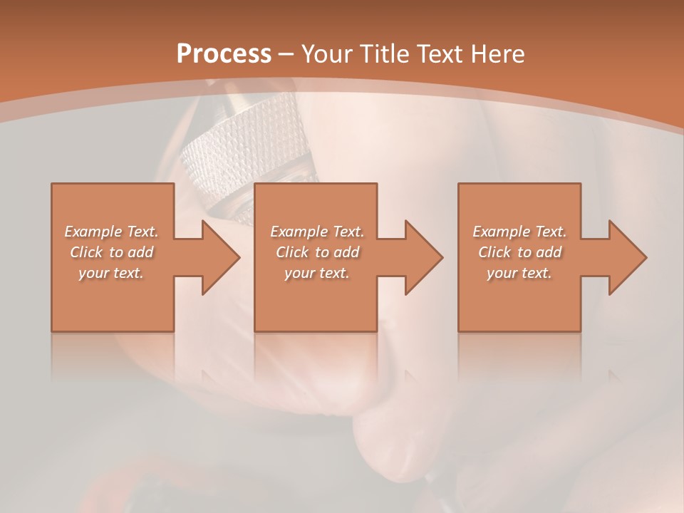 A Person Is Writing On A Piece Of Paper PowerPoint Template