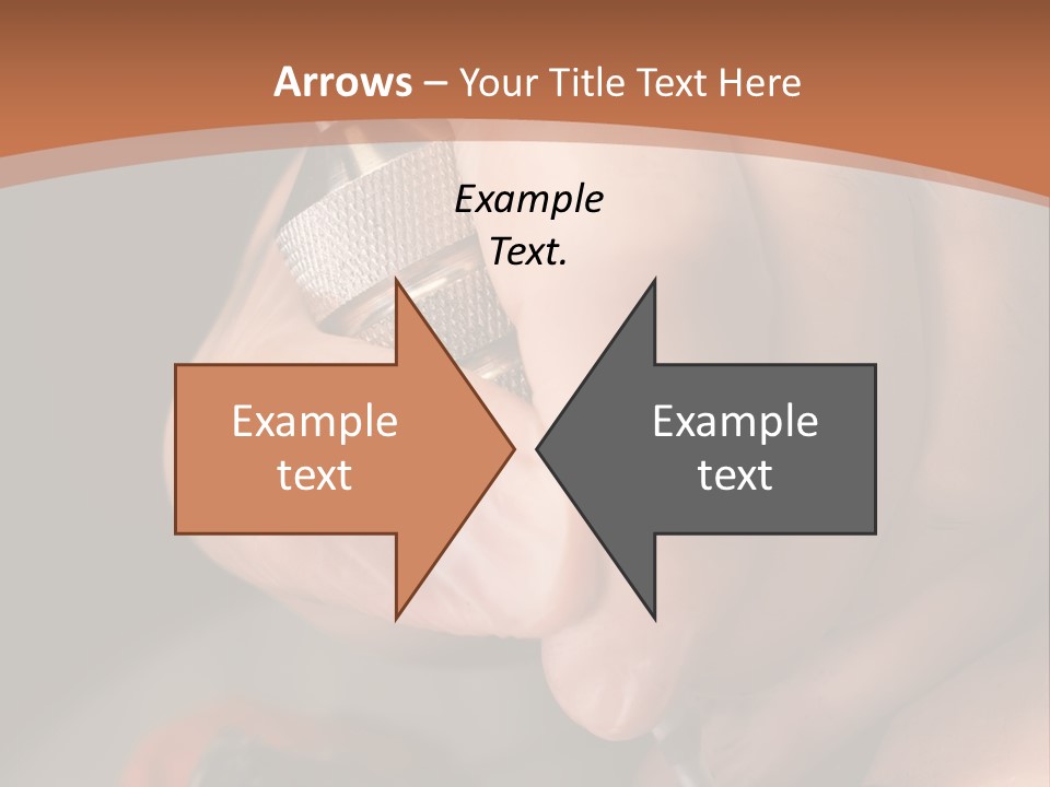 A Person Is Writing On A Piece Of Paper PowerPoint Template