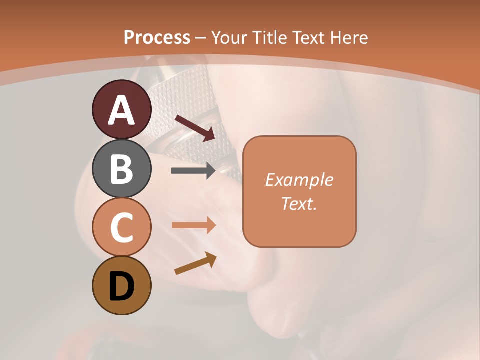 A Person Is Writing On A Piece Of Paper PowerPoint Template