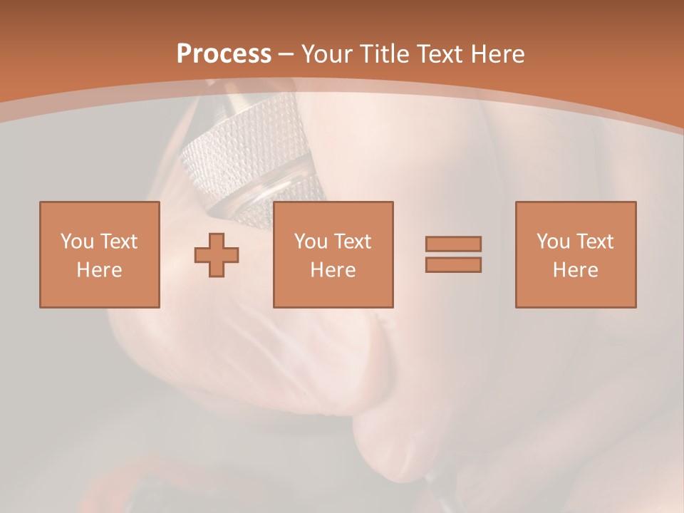 A Person Is Writing On A Piece Of Paper PowerPoint Template