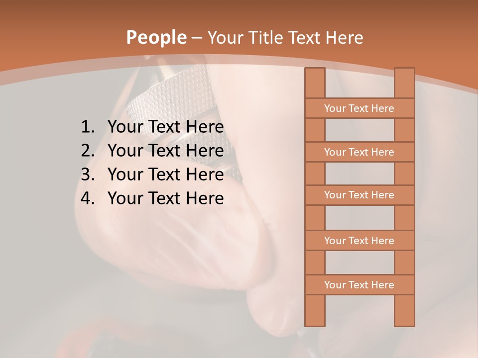 A Person Is Writing On A Piece Of Paper PowerPoint Template