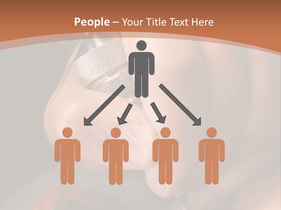 A Person Is Writing On A Piece Of Paper PowerPoint Template