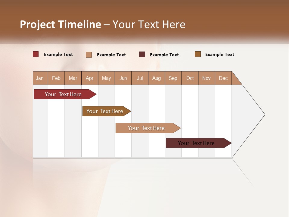 A Woman's Face Is Shown With A White Background PowerPoint Template
