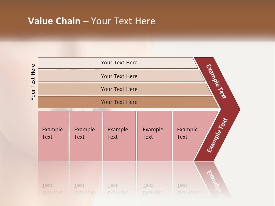 A Woman's Face Is Shown With A White Background PowerPoint Template