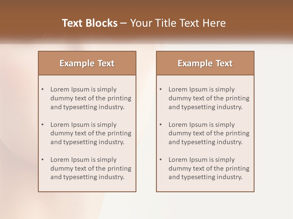 A Woman's Face Is Shown With A White Background PowerPoint Template