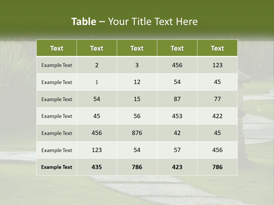 A Stone Path With A Lantern In The Middle Of It PowerPoint Template