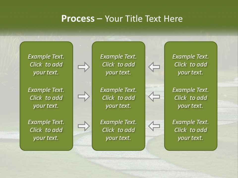 A Stone Path With A Lantern In The Middle Of It PowerPoint Template