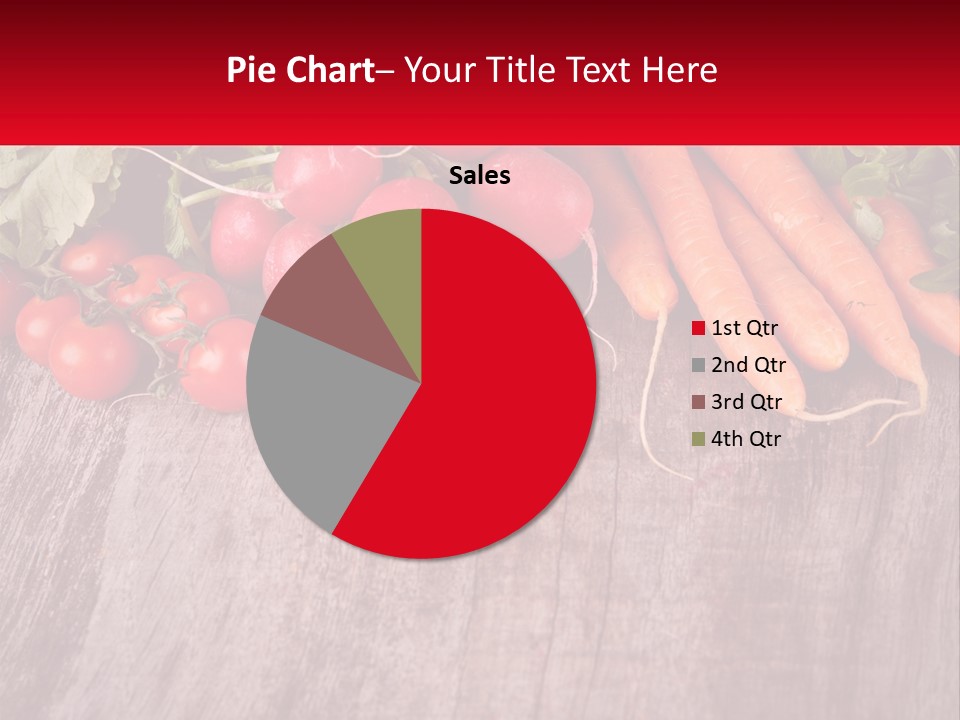 A Wooden Table Topped With Lots Of Vegetables PowerPoint Template