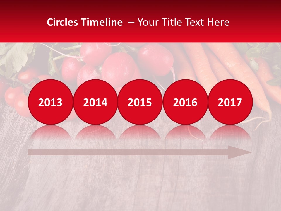 A Wooden Table Topped With Lots Of Vegetables PowerPoint Template