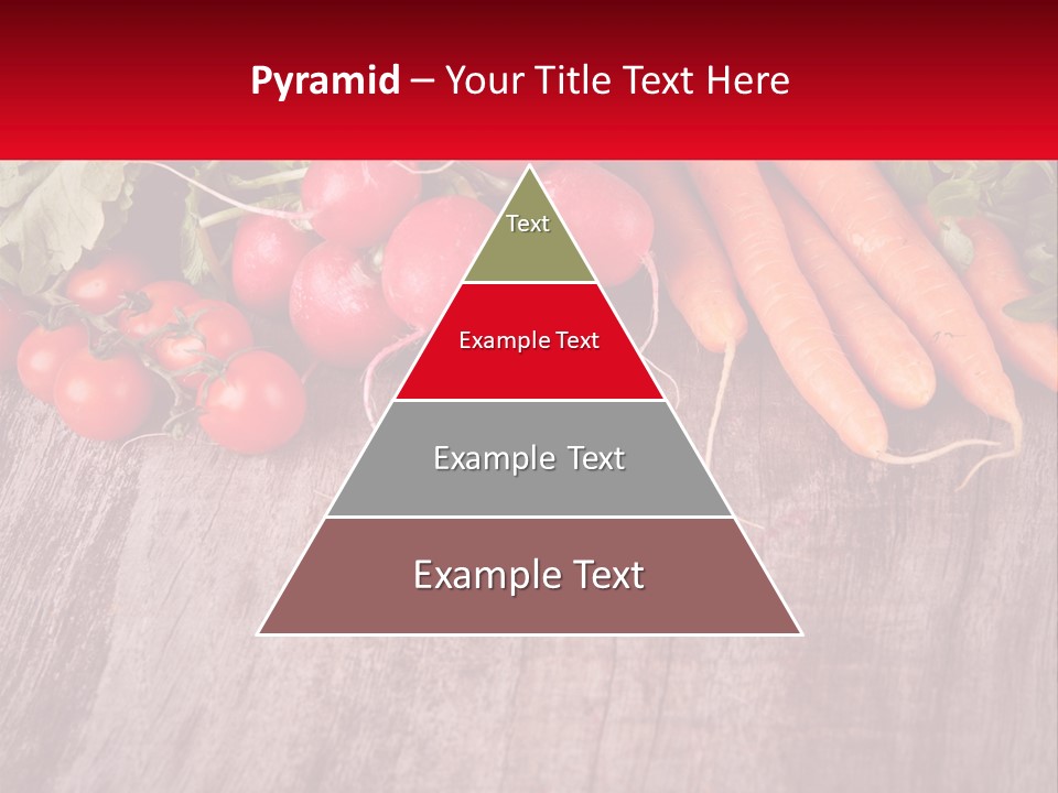 A Wooden Table Topped With Lots Of Vegetables PowerPoint Template