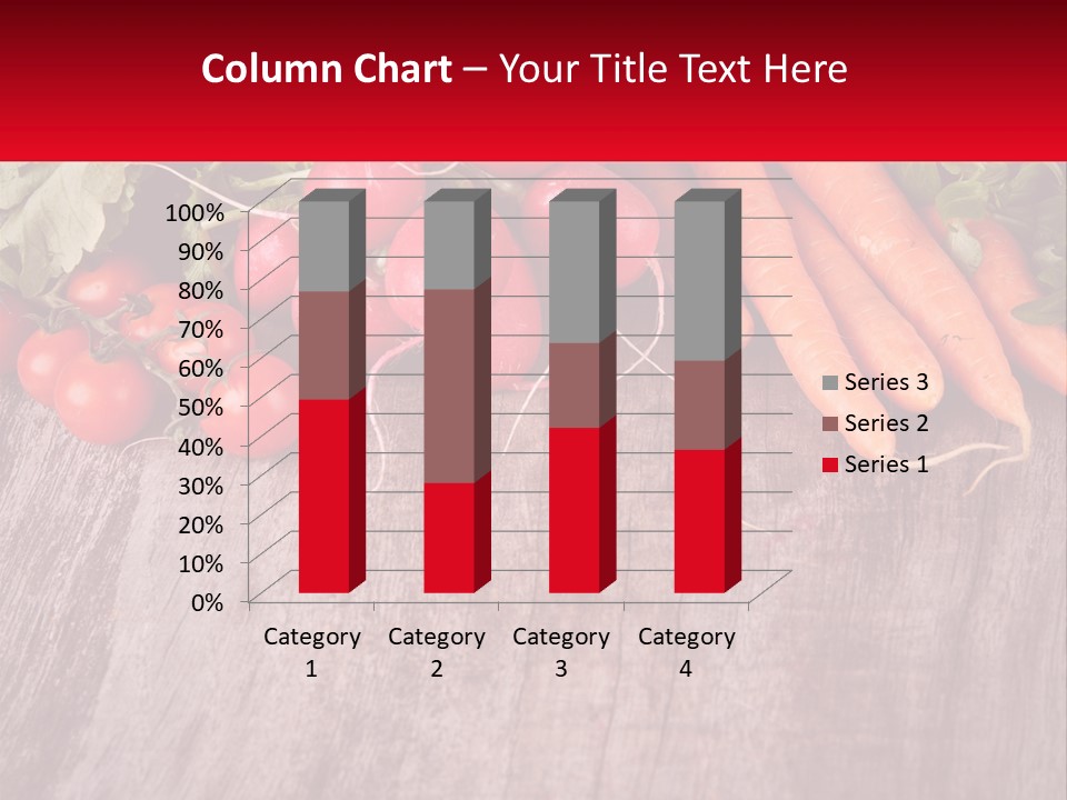 A Wooden Table Topped With Lots Of Vegetables PowerPoint Template