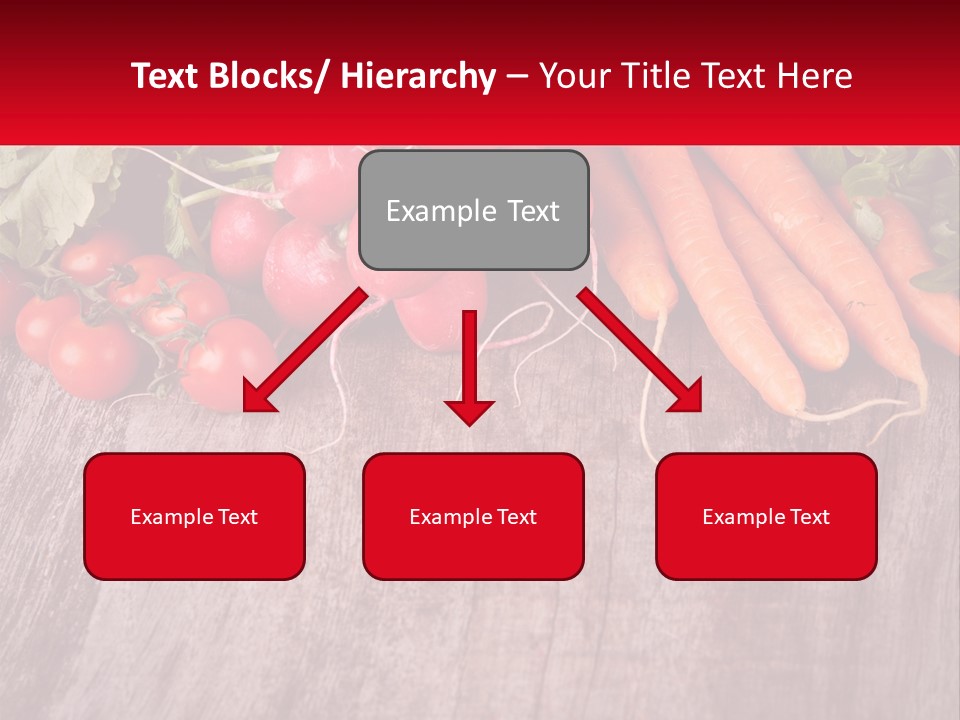 A Wooden Table Topped With Lots Of Vegetables PowerPoint Template