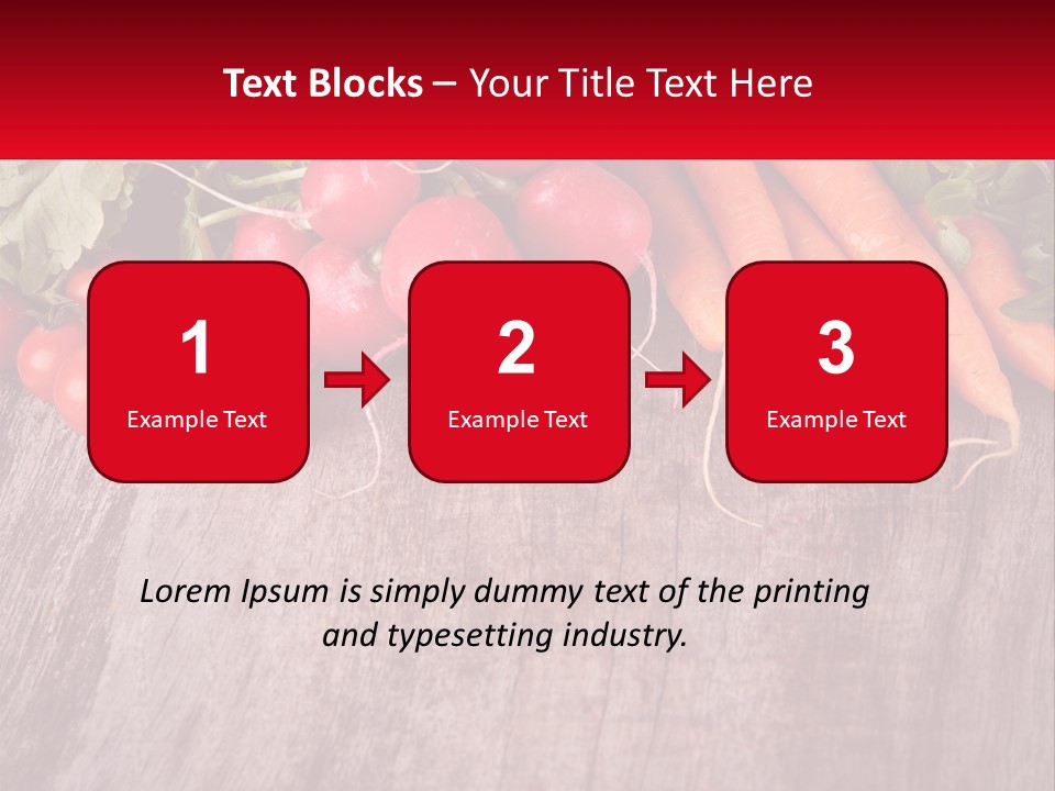 A Wooden Table Topped With Lots Of Vegetables PowerPoint Template