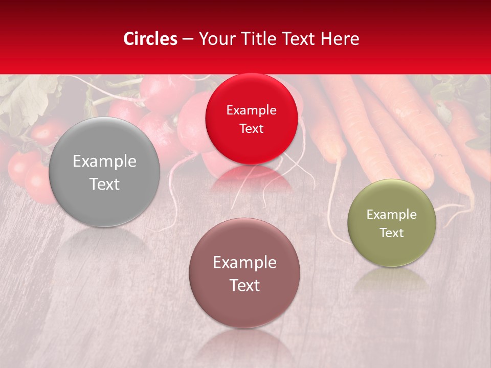 A Wooden Table Topped With Lots Of Vegetables PowerPoint Template