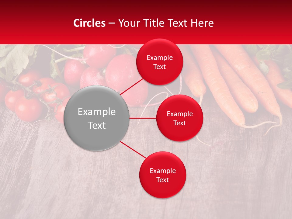 A Wooden Table Topped With Lots Of Vegetables PowerPoint Template