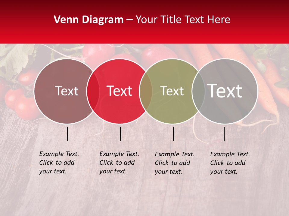 A Wooden Table Topped With Lots Of Vegetables PowerPoint Template