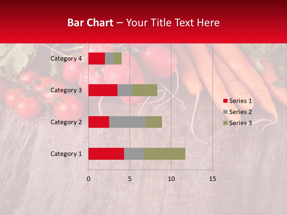 A Wooden Table Topped With Lots Of Vegetables PowerPoint Template
