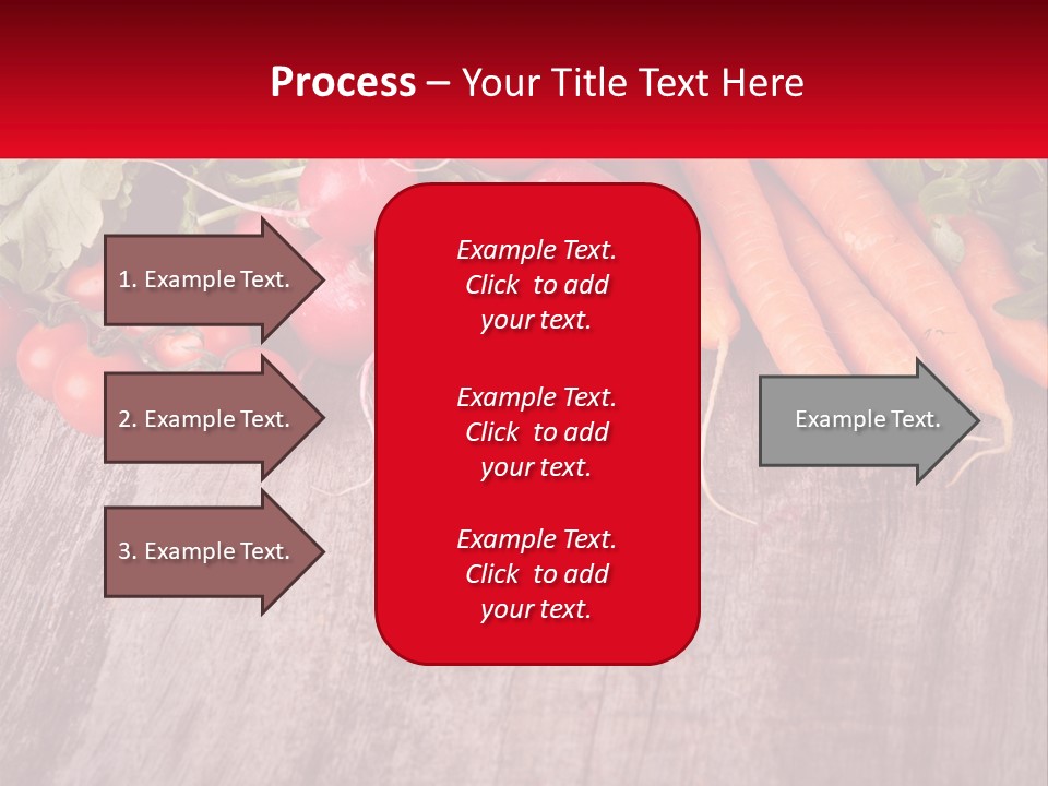 A Wooden Table Topped With Lots Of Vegetables PowerPoint Template